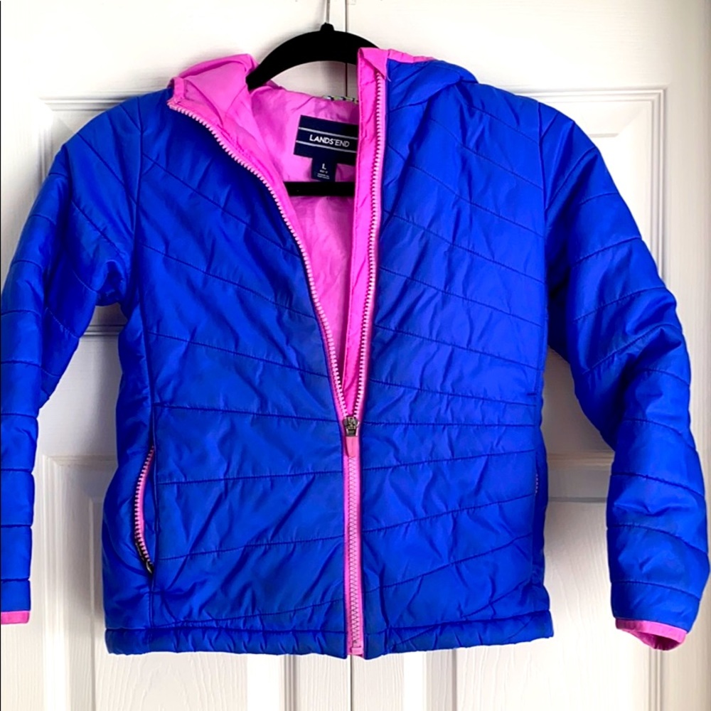 Lands End Jacket girls size 6/6x